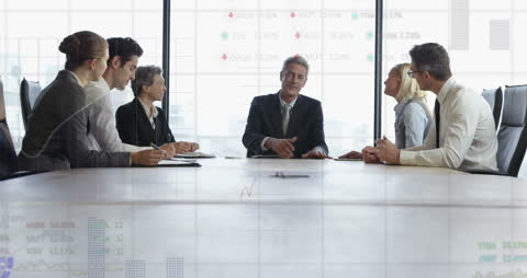 Business Team Collaborating on Stock Market Strategies