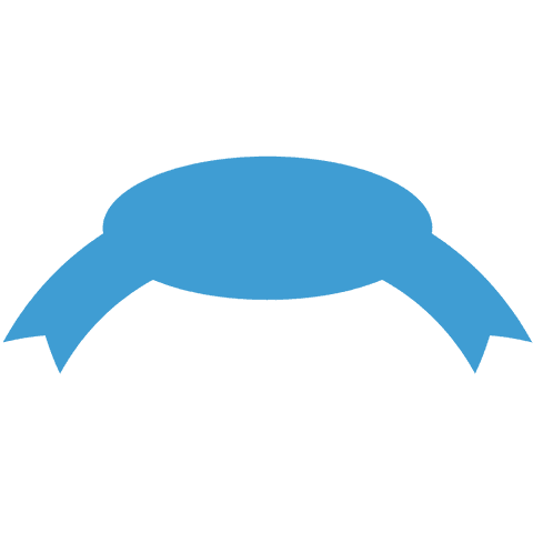 Blank Blue Curved Label Vector Transparent Background - Download Free Stock Videos Pikwizard.com