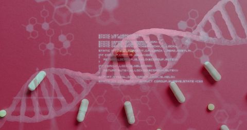 Concept of Digital Innovation in Pharmaceuticals with DNA Overlay
