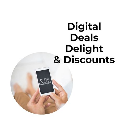 cyber monday smartphone display featuring sale reminder - Download Free Stock Templates Pikwizard.com