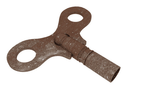 Vintage Clock Wind-Up Key on Transparent Background - Download Free Stock Videos Pikwizard.com