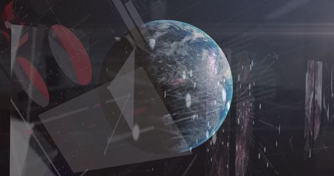 Digital Data Integration with Earth in Space Concept - Download Free Stock Images Pikwizard.com