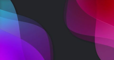 Colorful Transparent Waves on Black Background - Download Free Stock Images Pikwizard.com