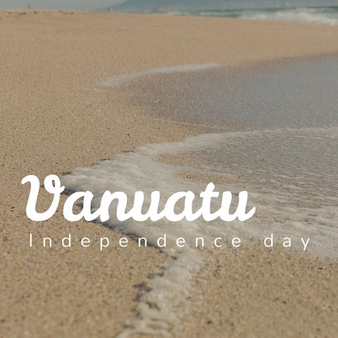 Celebrating Vanuatu Independence Day on Sandy Beach - Download Free Stock Templates Pikwizard.com