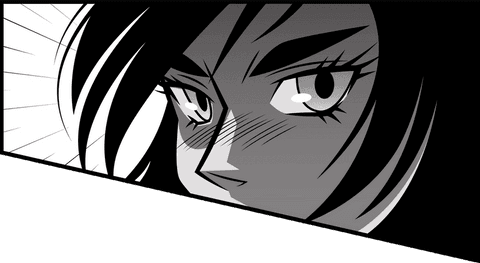 transparent anime character dramatic expression cover design - Download Free Stock Videos Pikwizard.com