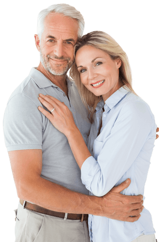Happy Mature Couple showing love in Transparent Background - Download Free Stock Videos Pikwizard.com