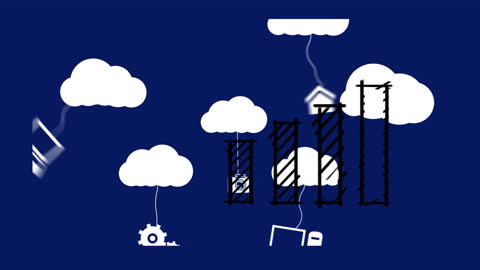 Cloud Computing and Data Technology Motion Graphics