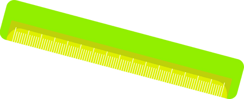 Neon Green Transparent Ruler on Transparent Background - Download Free Stock Videos Pikwizard.com