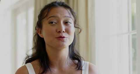 Playful Bride Smiling on Her Wedding Day