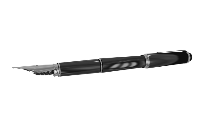 Detailed Transparent Illustration of Black Fountain Pen - Download Free Stock Videos Pikwizard.com