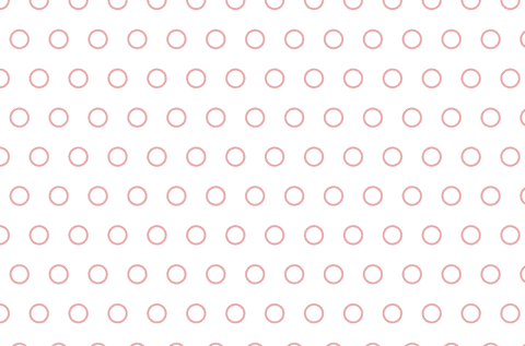Red circular pattern on transparent background for design projects