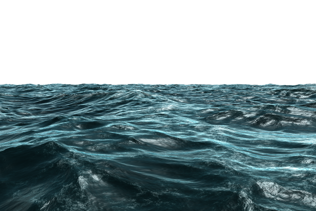 Transparent Deep Ocean Waves Isolated on Background - Download Free Stock Videos Pikwizard.com