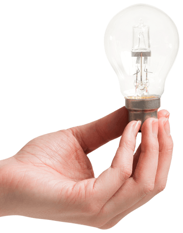 transparent light bulb held in hand close-up - Download Free Stock Videos Pikwizard.com