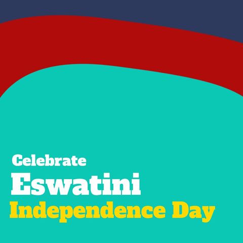 celebrate eswatini independence day patriotism concept design - Download Free Stock Templates Pikwizard.com