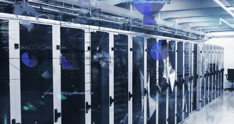 Animated Data Visualization in Advanced Server Room