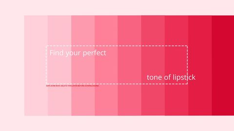 Gradient Pallette for Perfect Lipstick Shade Discovery - Download Free Stock Templates Pikwizard.com