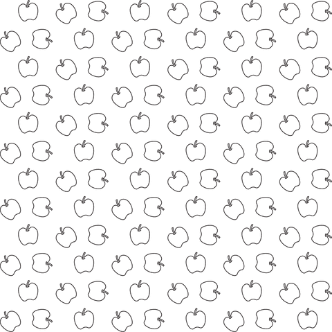 seamless black apple pattern on transparent background - Download Free Stock Videos Pikwizard.com