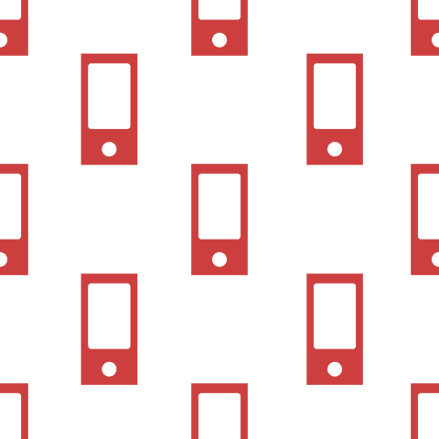 seamless pattern of red smartphones on transparent background - Download Free Stock Videos Pikwizard.com