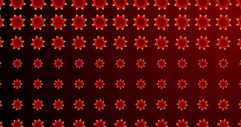 Abstract Red Pattern on Gradient Background with Flower-like Shapes - Download Free Stock Images Pikwizard.com