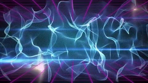 Futuristic Digital Mesh and Grid Visualizing Data Flow