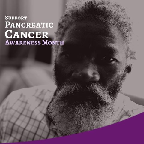 promoting pancreatic cancer awareness for support - Download Free Stock Templates Pikwizard.com