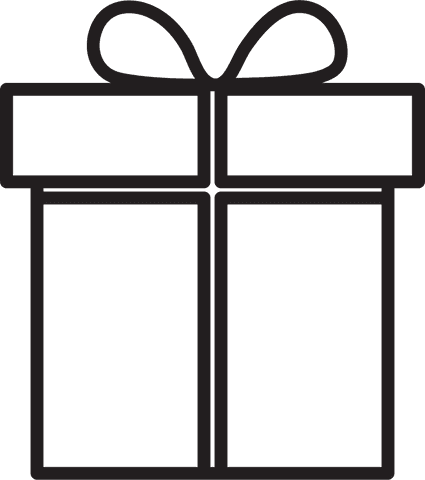 Transparent Gift Box Illustration with Ribbon and Bow - Download Free Stock Videos Pikwizard.com