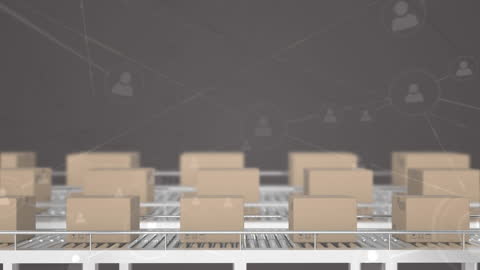 Automated Conveyor System with Parcel Network Connections