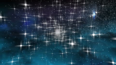 Digital Interface with Moving Shapes and Spots Animation