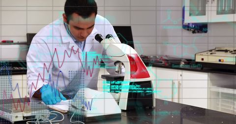 innovative data analysis in modern research laboratory - Download Free Stock Images Pikwizard.com