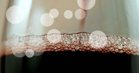 Close-up of Red Wine Glass with Light Reflections - Download Free Stock Images Pikwizard.com