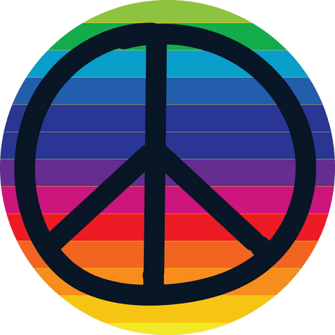 transparent rainbow peace symbol for support and unity - Download Free Stock Videos Pikwizard.com