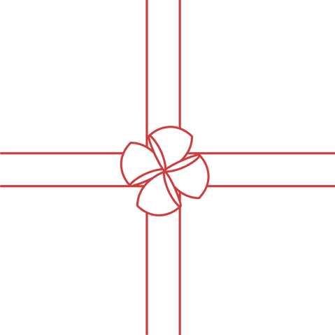 red ribbon bow on transparent background gift decoration - Download Free Stock Videos Pikwizard.com