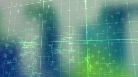 Digital Data Processing Interface with Dynamic Grid Design