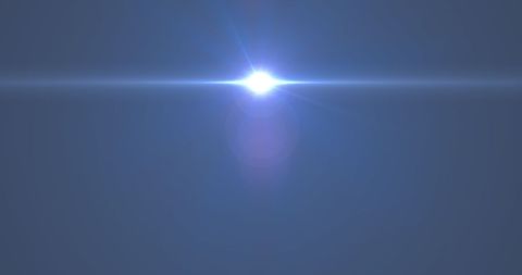 Glowing blue light in dynamic seamless loop