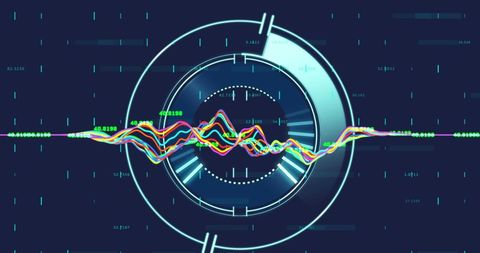 Data Analysis Through Advanced Computer Interface Display - Download Free Stock Images Pikwizard.com