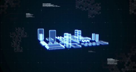 Futuristic Digital Interface with Data Processing Technology - Download Free Stock Images Pikwizard.com