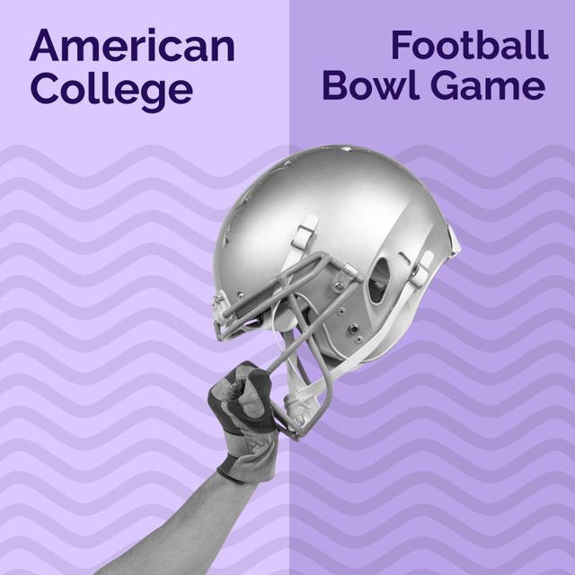 American College Football Bowl Game Promotion - Download Free Stock Templates Pikwizard.com