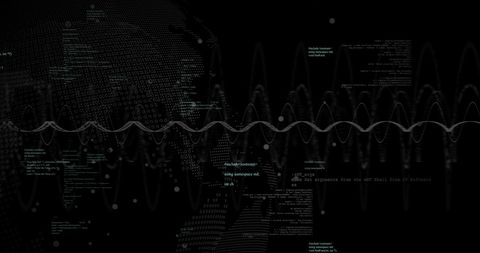 Abstract Digital Data Processing with Network Connections and Globe