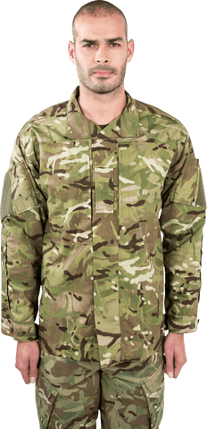 confident soldier in camouflage: transparent view - Download Free Stock Videos Pikwizard.com