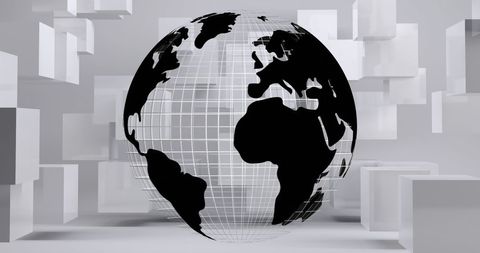 Abstract Global Network with Digital Transformation Theme - Download Free Stock Images Pikwizard.com