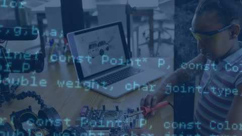 Young Innovators Programming Robotic Project Focus Technology