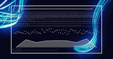 Glow of Neon Data Flow on Digital Screen for Tech Networks - Download Free Stock Images Pikwizard.com