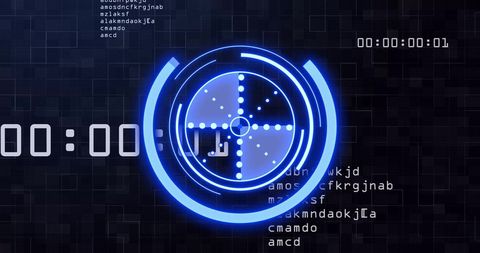 Futuristic Countdown Interface with Blue Digital Technology - Download Free Stock Images Pikwizard.com