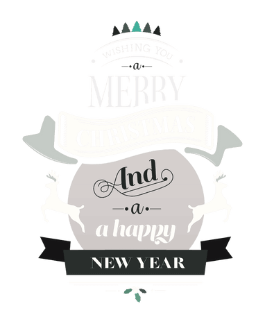 Festive Merry Christmas and Happy New Year on Transparent Background - Download Free Stock Videos Pikwizard.com