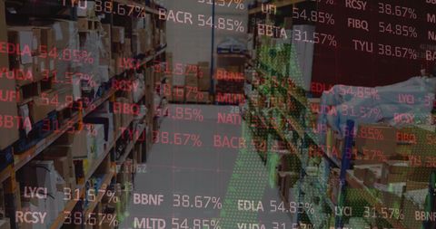 Global Trade and Stock Market Analysis in Warehouse Setting - Download Free Stock Images Pikwizard.com