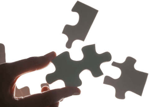 hand holding puzzle piece on transparent background - Download Free Stock Videos Pikwizard.com