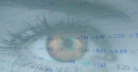 Eye Overlooking Financial Graphs, Vision of Market Trends - Download Free Stock Images Pikwizard.com