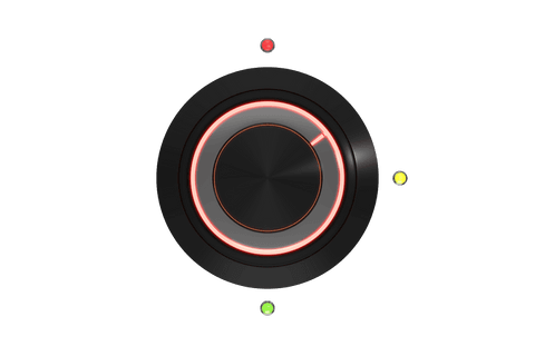 black knob control with colorful dots on transparent background - Download Free Stock Videos Pikwizard.com