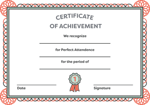transparent certificate of achievement with ribbon and text fields - Download Free Stock Videos Pikwizard.com