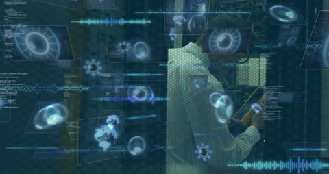 Technician Artificial Intelligence Neural Networks Concept